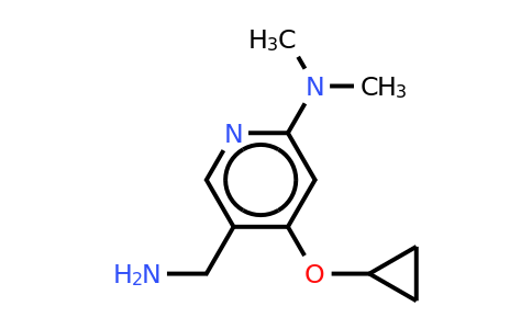CAS 1243323-82-1 | 5-(Aminomethyl)-4-cyclopropoxy-N,n-dimethylpyridin-2-amine