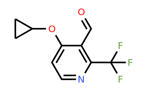 CAS 1243323-83-2 | 4-Cyclopropoxy-2-(trifluoromethyl)nicotinaldehyde
