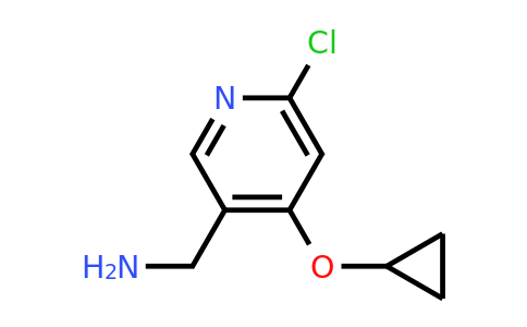 CAS 1243323-86-5 | (6-Chloro-4-cyclopropoxypyridin-3-YL)methanamine