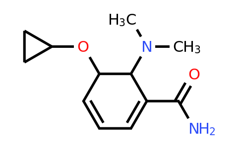 CAS 1243323-88-7 | 5-Cyclopropoxy-6-(dimethylamino)cyclohexa-1,3-diene-1-carboxamide