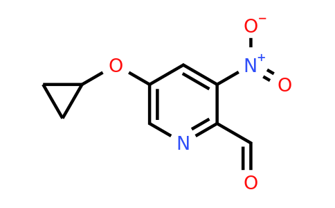 CAS 1243323-94-5 | 5-Cyclopropoxy-3-nitropicolinaldehyde