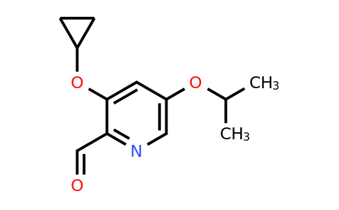 CAS 1243323-96-7 | 3-Cyclopropoxy-5-isopropoxypicolinaldehyde
