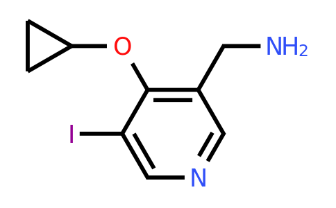 CAS 1243323-98-9 | (4-Cyclopropoxy-5-iodopyridin-3-YL)methanamine