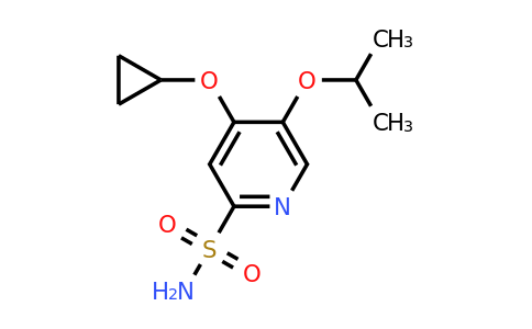 CAS 1243324-05-1 | 4-Cyclopropoxy-5-isopropoxypyridine-2-sulfonamide