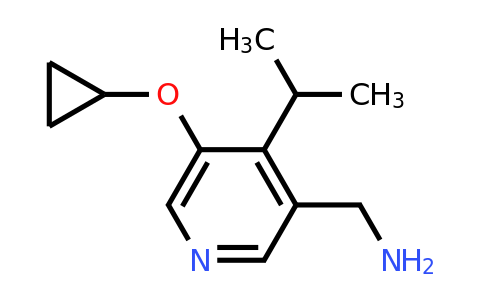 CAS 1243324-42-6 | (5-Cyclopropoxy-4-isopropylpyridin-3-YL)methanamine