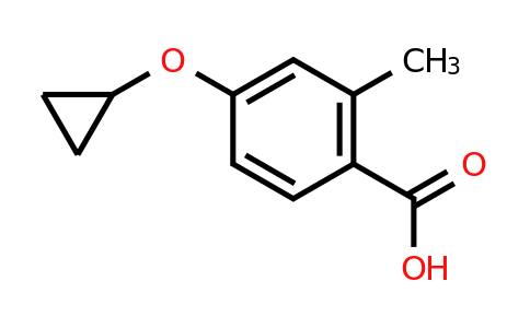 CAS 1243324-46-0 | 4-Cyclopropoxy-2-methylbenzoic acid
