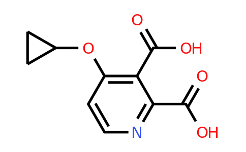 CAS 1243324-64-2 | 4-Cyclopropoxypyridine-2,3-dicarboxylic acid
