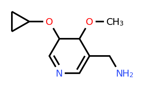 CAS 1243324-76-6 | (5-Cyclopropoxy-4-methoxy-4,5-dihydropyridin-3-YL)methanamine