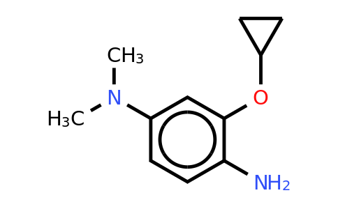 CAS 1243324-79-9 | 3-Cyclopropoxy-1-N,1-N-dimethylbenzene-1,4-diamine