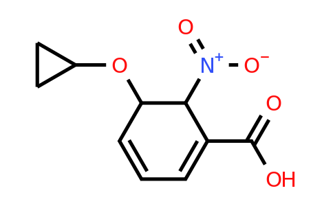 CAS 1243324-82-4 | 5-Cyclopropoxy-6-nitrocyclohexa-1,3-diene-1-carboxylic acid