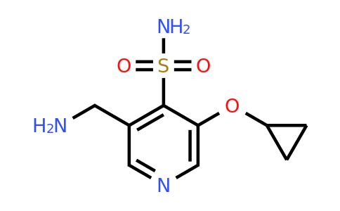 CAS 1243324-89-1 | 3-(Aminomethyl)-5-cyclopropoxypyridine-4-sulfonamide