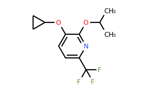 CAS 1243324-90-4 | 3-Cyclopropoxy-2-isopropoxy-6-(trifluoromethyl)pyridine
