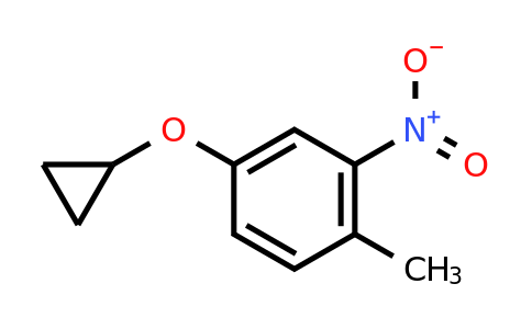 CAS 1243324-93-7 | 4-Cyclopropoxy-1-methyl-2-nitrobenzene