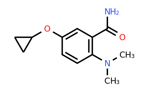CAS 1243324-96-0 | 5-Cyclopropoxy-2-(dimethylamino)benzamide