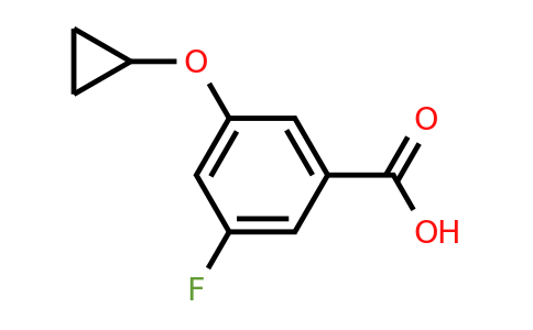 CAS 1243324-98-2 | 3-Cyclopropoxy-5-fluorobenzoic acid