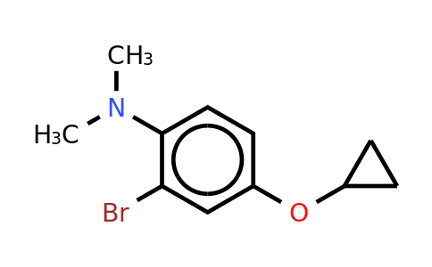 CAS 1243325-04-3 | 2-Bromo-4-cyclopropoxy-N,n-dimethylaniline