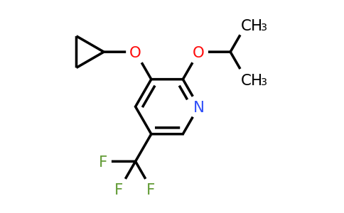 CAS 1243325-05-4 | 3-Cyclopropoxy-2-isopropoxy-5-(trifluoromethyl)pyridine