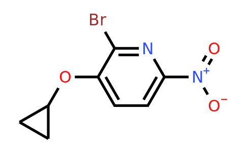 CAS 1243325-07-6 | 2-Bromo-3-cyclopropoxy-6-nitropyridine