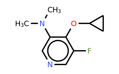 CAS 1243325-11-2 | 4-Cyclopropoxy-5-fluoro-N,n-dimethylpyridin-3-amine