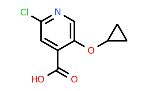 CAS 1243325-13-4 | 2-Chloro-5-cyclopropoxyisonicotinic acid