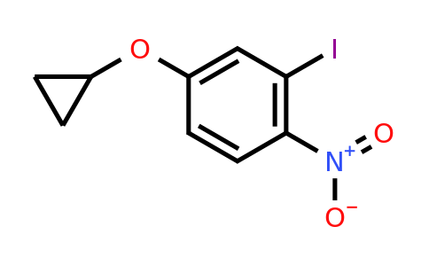 CAS 1243325-14-5 | 4-Cyclopropoxy-2-iodo-1-nitrobenzene