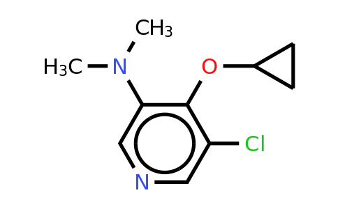 CAS 1243325-17-8 | 5-Chloro-4-cyclopropoxy-N,n-dimethylpyridin-3-amine
