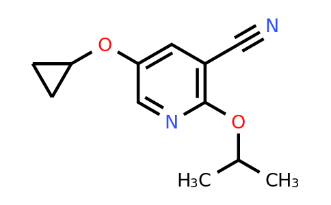 CAS 1243325-18-9 | 5-Cyclopropoxy-2-isopropoxynicotinonitrile