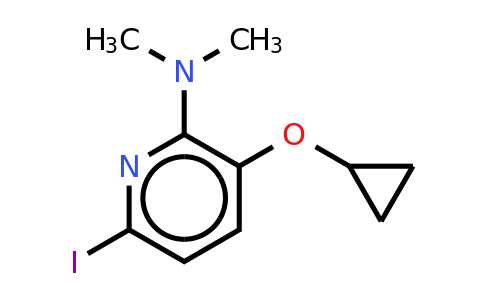 CAS 1243325-31-6 | 3-Cyclopropoxy-6-iodo-N,n-dimethylpyridin-2-amine