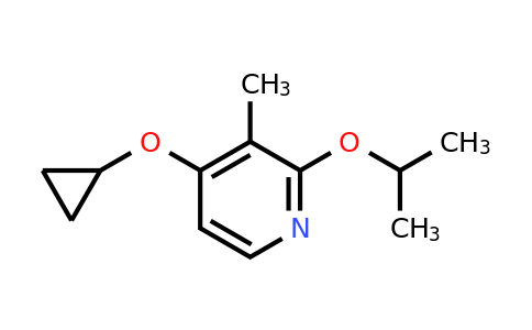 CAS 1243325-32-7 | 4-Cyclopropoxy-2-isopropoxy-3-methylpyridine