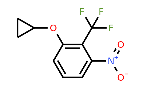CAS 1243325-35-0 | 1-Cyclopropoxy-3-nitro-2-(trifluoromethyl)benzene