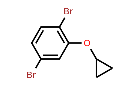 CAS 1243325-45-2 | 1,4-Dibromo-2-cyclopropoxybenzene