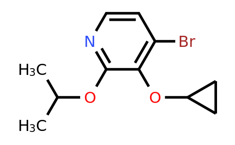 CAS 1243325-46-3 | 4-Bromo-3-cyclopropoxy-2-isopropoxypyridine