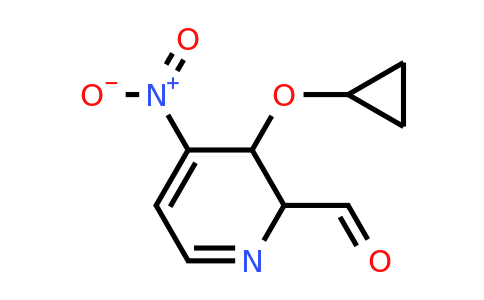 CAS 1243325-50-9 | 3-Cyclopropoxy-4-nitro-2,3-dihydropyridine-2-carbaldehyde