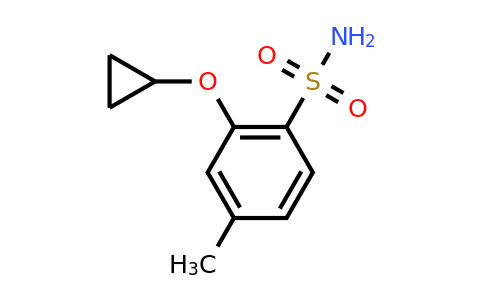 CAS 1243325-70-3 | 2-Cyclopropoxy-4-methylbenzenesulfonamide