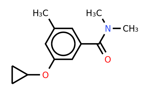 CAS 1243325-87-2 | 3-Cyclopropoxy-N,n,5-trimethylbenzamide