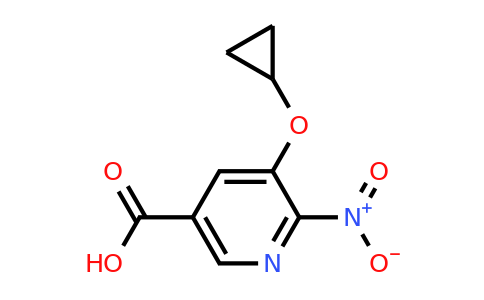 CAS 1243325-92-9 | 5-Cyclopropoxy-6-nitronicotinic acid