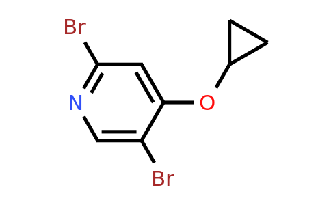 CAS 1243325-94-1 | 2,5-Dibromo-4-cyclopropoxypyridine