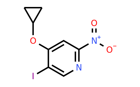 CAS 1243325-96-3 | 4-Cyclopropoxy-5-iodo-2-nitropyridine