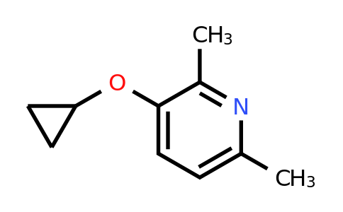 CAS 1243326-00-2 | 3-Cyclopropoxy-2,6-dimethylpyridine
