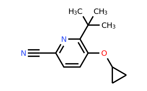 CAS 1243326-03-5 | 6-Tert-butyl-5-cyclopropoxypicolinonitrile