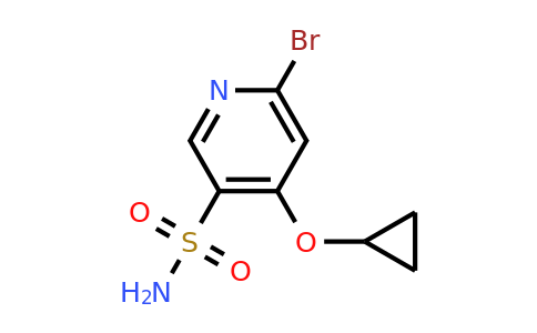 CAS 1243326-04-6 | 6-Bromo-4-cyclopropoxypyridine-3-sulfonamide