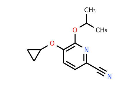 CAS 1243326-13-7 | 5-Cyclopropoxy-6-isopropoxypicolinonitrile
