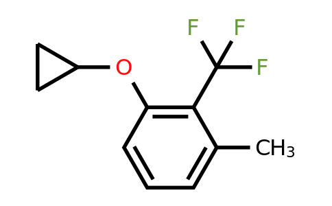 CAS 1243326-14-8 | 1-Cyclopropoxy-3-methyl-2-(trifluoromethyl)benzene