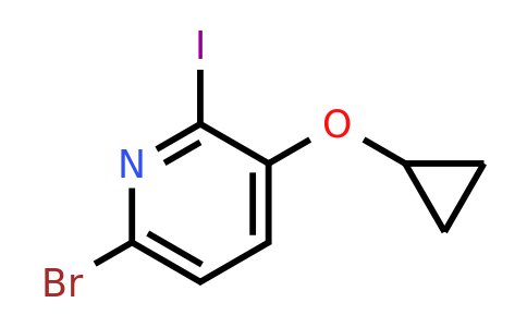 CAS 1243326-15-9 | 6-Bromo-3-cyclopropoxy-2-iodopyridine