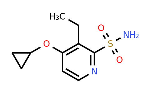 CAS 1243326-18-2 | 4-Cyclopropoxy-3-ethylpyridine-2-sulfonamide