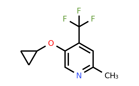 CAS 1243326-19-3 | 5-Cyclopropoxy-2-methyl-4-(trifluoromethyl)pyridine