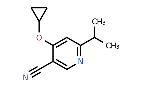 CAS 1243326-25-1 | 4-Cyclopropoxy-6-isopropylnicotinonitrile