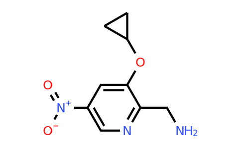 CAS 1243326-27-3 | (3-Cyclopropoxy-5-nitropyridin-2-YL)methanamine