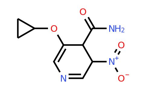 CAS 1243326-30-8 | 5-Cyclopropoxy-3-nitro-3,4-dihydropyridine-4-carboxamide