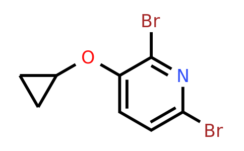 CAS 1243326-32-0 | 2,6-Dibromo-3-cyclopropoxypyridine